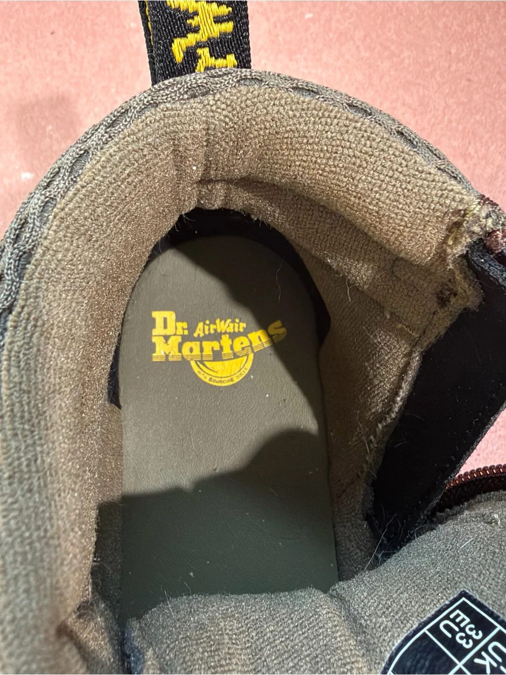 Dr. Martens Raffe Brown Kids Lace-Up Ankle Hiking Boots